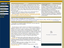 Tablet Screenshot of cardiologysite.com